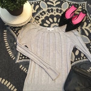 Joseph A. Wide Ribbed Sweater